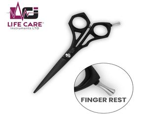 Ciseaux de coiffure professionnels japonais, couleur noire, dernier design, ciseaux de barbier pour coiffeur par Life Care - Product Image 2