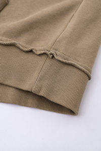 Sweat à capuche unisexe en molleton 100 % coton mélangé, style vintage délavé, coupe droite, streetwear, séchage rapide, idéal pour l'hiver, vente en gros - Product Image 4