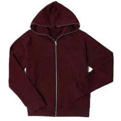 High Quality 100% Cotton Men's Oversized Full <b>Zip</b>-<b>Up</b> <b>Hoodie</b> - Custom Puff Print Fleece <b>Zip</b>-<b>Up</b> Thermal Hoody - Product Image 4