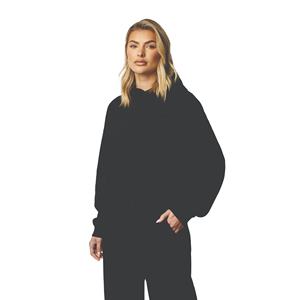 Women's Winter Pullover Hoodie 100% Cotton Knitted Soft Casual Loose Fit <b>Batwing</b> Sleeve Eco-Friendly Streetwear <b>Tops</b> - Product Image 1