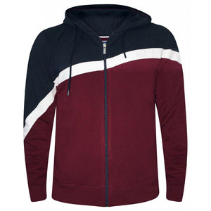 Sudadera con Capucha de Alta Calidad para Hombre, Talla Grande, Corte Regular, Invierno, Cierre Completo, Gruesa, Color Sólido, Teñido Liso, Transpirable, de Forro Polar - Product Image 4