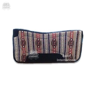 Selle de cheval occidentale en feutre jacquard en gros, équipement d'équitation, accessoires de conception personnalisée - Product Image 6