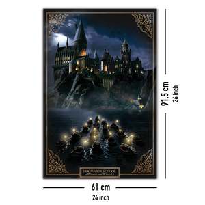 Póster de Diseño Tradicional de Harry Potter con el Castillo de Hogwarts en Material de Papel - Product Image 4