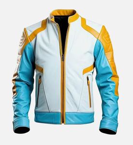 Venta al por mayor paquistaní Chaquetas de cuero Fabricante Cinturón Lado Casual Chaqueta de cuero para los hombres Nueva Moto Oem Diseño Chaquetas - Product Image 5