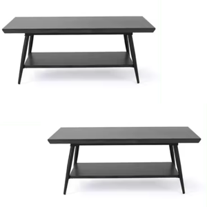 Table basse en bois carrée contemporaine design moderne pour salon hôtel ou villa couleur personnalisable - Product Image 4