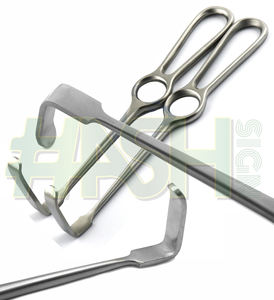 Langenbeck Retractor-55mm en forme de L Outil de rétraction des tissus mous en acier inoxydable Instrument chirurgical pour la rétraction des tissus mous - Product Image 5