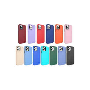 Étui de protection de luxe Lilac TCMK Botox pour iPhone 14 Pro avec cadre métallique et design boutonné, coque rigide - Product Image 2