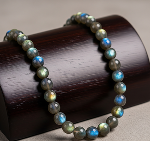 High Quality 18-Inch <b>Silver</b> 925 <b>Necklace</b> for Women Hand Knotted Design Natural Labradorite Stone Beads Freshwater Fashion - Product Image 4