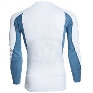 Chemises de compression pour hommes à manches longues de couleur unie, logo personnalisé, nouveau style de chemises de compression pour hommes - Product Image 6