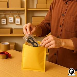 TELECAJAS 100 Enveloppes matelassées grandes 18H 270 x 360 mm, boîte de 100 avec intérieur à bulles de protection et fermeture auto-adhésive en PP - Product Image 5