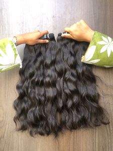 Lot de Cheveux Vierges 100% Naturels à Cuticules Intactes, Tissage Non Traité, Double Trame Faite à la Machine, Vente en Gros de Mèches Humaines Brutes (100g) - Product Image 6