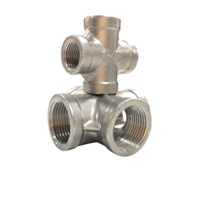 Raccords de tuyauterie à coulée croisée à 4 voies en acier inoxydable de 3 pouces de haute spécification Solutions de plomberie personnalisées lisses pour les industries du gaz - Product Image 2