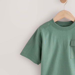 ชุดวอร์มเด็กผ้าฝ้ายน้ำหนักเบาระบายอากาศได้ดีชุดเสื้อผ้าสองชิ้นสำหรับกีฬาสวมใส่สบายในชีวิตประจำวันและสไตล์สตรีทแวร์ - Product Image 4