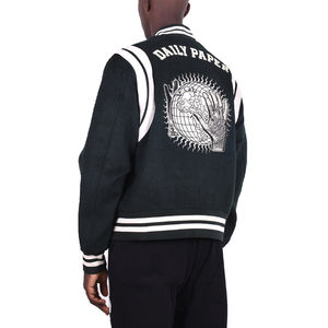 Veste universitaire en laine pour homme de haute qualité, style baseball d'hiver, broderie en chenille, style lettreman, veste en laine - Product Image 4