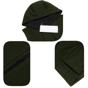 2024 Latest Design Solid Men's Gym <b>Hoodie</b> Wholesale OEM Service Casual <b>Sleeveless</b> Winter Breathable Eco-Friendly - Product Image 3