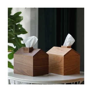 Caja de Pañuelos de Madera Lisa Premium, Duradera, Hecha a Mano con Superficie Pulida Suave, Diseño Minimalista, Ecológica para Hogares de Lujo - Product Image 1