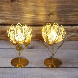 Wholesale Wedding Glass Candlestick Crystal Votive Tealight <b>Candle</b> Holders Crystal - Product Image 5