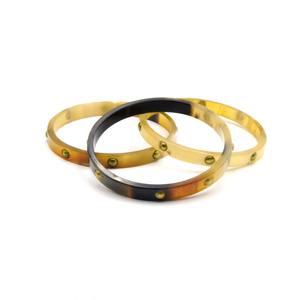 Venta de exportación Brazalete de cuerno natural hecho a mano Pulsera étnica elegante para mujeres Uso diario y manualidades de aspecto festivo - Product Image 4