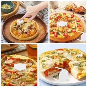 Soporte desechable para ahorro de Pizza, trípode redondo de plástico blanco para servir comida rápida, soporte para Pizza - Product Image 3