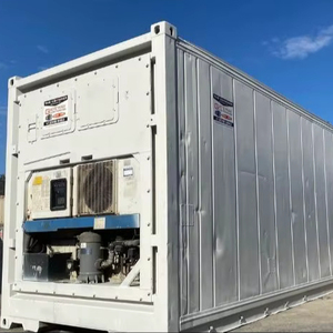 Stainless Steel Liner Aluminum T Floor 20 ft Length Thermo King <b>Refrigerated</b> Freezer 20ft Reefer <b>Container</b> 20 Feet for Sale - Product Image 1