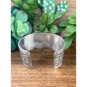 Bobby Johnson Kingman Fashion <b>Cuff</b> <b>Bracelet</b> Turquoise & Sterling <b>Silver</b> Dragonfly Design - Product Image 5