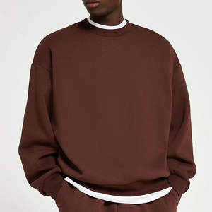 Sweat-shirt à col rond de haute qualité 100% coton French Terry Designer |   Impression de logo personnalisée pour vêtements de rue d'hiver - Product Image 1