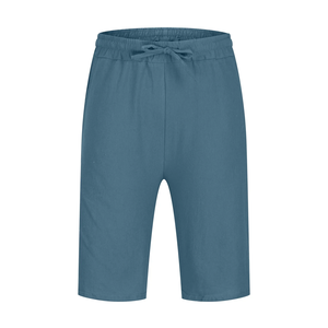 Logo personnalisé OEM Design 100% Lilen Short de surf avec cordon de serrage de couleur champagne pour hommes pour l'entraînement de BD - Product Image 3