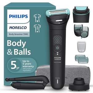 Recortadora Corporal Philips Norelcoo Serie 7000, Recortadora Corporal Completa Impermeable para Hombre con Cabezal Flexible 2D que Segue los Contornos, BG7490/50 - Product Image 4