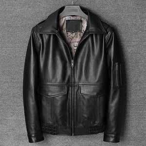 <b>Men's</b> Plus Size Casual Outwear Leather <b>Jacket</b> Padded Thin <b>Velvet</b> Motorcycle Coat with Hooded Collar Canvas Biker Style - Product Image 3