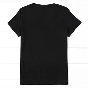 T-shirt en coton surdimensionné pour femmes de haute qualité avec strass, manches courtes, haut tendance, vêtements de fête pour femmes, t-shirt avec strass - Product Image 2