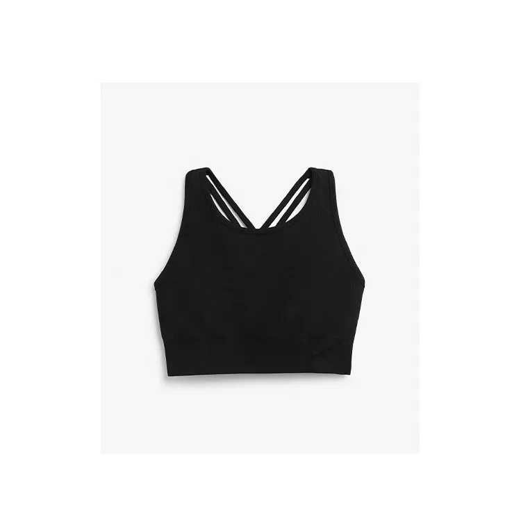 Soutien-gorge de sport rembourré pour femmes à entraînement intensif moyen confortable et de meilleure qualité à bas prix