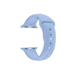 Per Apple Watch Se 44mm piccola dimensione (s/m dimensione) cinturino in Silicone (54 colori) lavanda scuro - Product Image 4