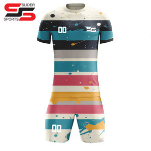 Impression gratuite de logo Vêtements d'équipes de football Maillot de sport personnalisé bon marché Dessins d'uniformes de football Maillot de football Ensemble de maillots de football - Product Image 6