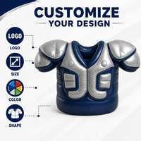 Ornement gonflable personnalisé en forme de protection d'épaule de football, équipement sportif, décoration gonflable pour festivals, rassemblements et marketing extérieur