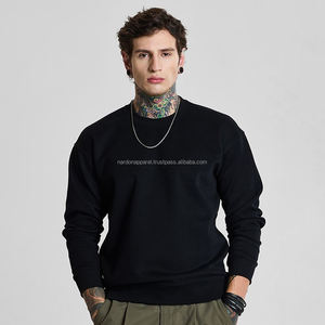 Nardon Apparel Venta caliente cuello redondo pulóver algodón en blanco sudaderas hombres primavera suelta - Product Image 3