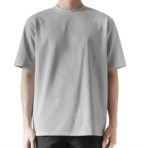 Boxy เสื้อยืดฮิปฮอป250 GSM ทรงหลวมโอเวอร์ไซส์ผู้ชายผ้าฝ้ายเสื้อผ้าแนวสตรีทแวร์แขนสั้นฮิปฮอป
