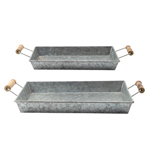 Plateau en aluminium de qualité supérieure qui équilibre la forme et la fonction, parfait pour la décoration d'événements et les thèmes intérieurs élégants de la maison - Product Image 1