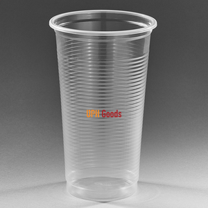 Tazas de plástico desechables de PP acanalado de 95mm, tazas de café transparentes para bebidas de 500ML-700ML, tazas ecológicas RPET/PET - Product Image 2