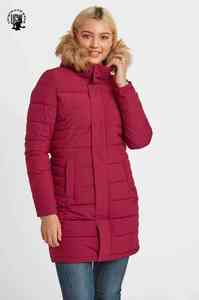 Chaqueta Bomber Acolchada para Mujer, Diseño Personalizado, Impresión Puff, Forro de Lana, Cuello Alto, Impermeable y Transpirable - Product Image 2