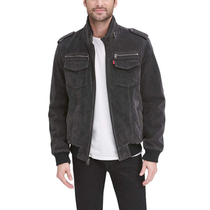 Chaqueta de Cuero de Oveja Genuino para Hombre, Fabricante Mayorista, Logotipo Personalizado, Ropa Exterior Informal, Tinte Liso, Moda Urbana - Product Image 5