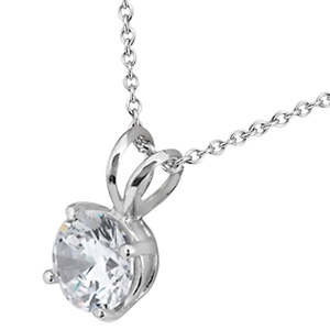 Pendentif solitaire en or blanc 14 carats avec placage rhodium, motif numérique, style religieux, avec diamant, bijoux en or rose - Product Image 4