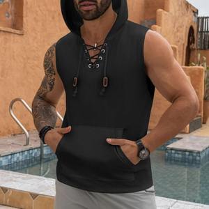 Chaleco de seda helada de punto de verano Fitness Sports casual SLIM-Fit Chaleco de hombre Chaleco muscular de hombre Camiseta sin mangas para hombre - Product Image 3