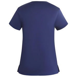 Conjunto de Uniformes Médicos de Algodón 100% de Manga Corta Elástica, Venta al por Mayor OEM, Uniforme Unisex para Médicos, Enfermeras y Hospitales - Product Image 2