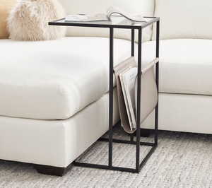 Venta al por mayor de mesas de bebidas de café anidadas negras antiguas mesas auxiliares de aluminio fundido para sala de estar mesa de centro de madera de bajo precio para el hogar - Product Image 2