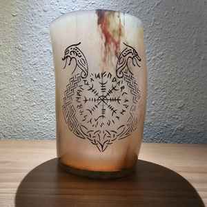 Gafas de cuerno de búfalo de alta calidad, Marcos ecológicos y sostenibles clásicos atemporales para hombres y mujeres para copas de vino - Product Image 2