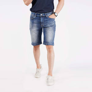 Ropa de calle en blanco de fabricantes personalizados moda de mezclilla pantalones cortos de mezclilla para hombres con logotipo - Product Image 4