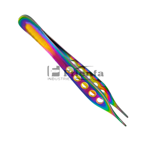 Pinzas de disección de microtejido Adson de alta calidad, fuente de alimentación Manual, pinzas de agarre de pulgar multiusos para instrumento médico - Product Image 1