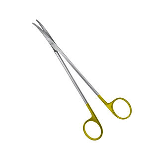 กรรไกรผ่าตัดแบบใช้แล้วทิ้งสีทองครึ่งเดียวสำหรับห้องผ่าตัด - Product Image 1