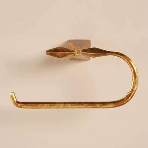 Portarrollos de Papel Higiénico Decorativo de Aluminio para Baño de Lujo, que Agrega Encanto Industrial y Comodidad Funcional - Product Image 1