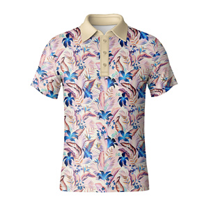 Camiseta de Golf de Alto Rendimiento para Hombre, Jersey Sólido de Spandex/Poliéster, Transpirable, de Secado Rápido, Antiarrugas, Manga Corta, Corte Regular - Product Image 6